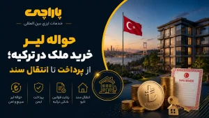 حواله لیر برای خرید ملک در ترکیه